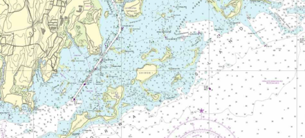 nautical chart of norwalk islands